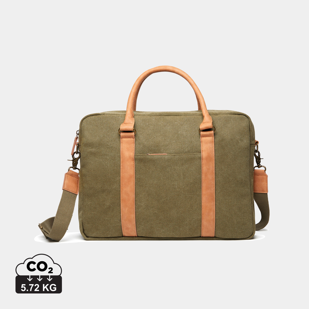 Borsa porta PC VINGA Bosler in canvas riciclato RCS