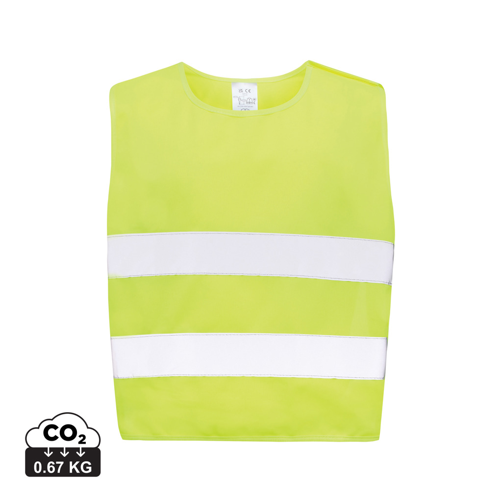 Gilet di sicurezza in PET riciclato GRS 3-6 anni