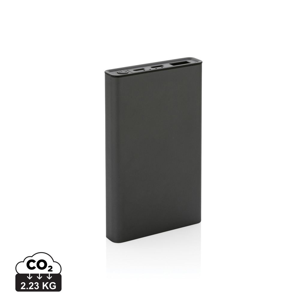 Powerbank Terra da 5000 mAh in alluminio riciclato