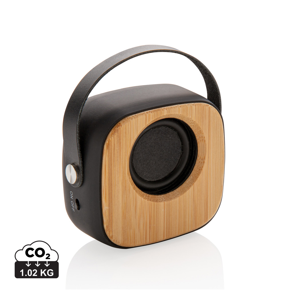 Speaker wireless 3W Fashion in bambù