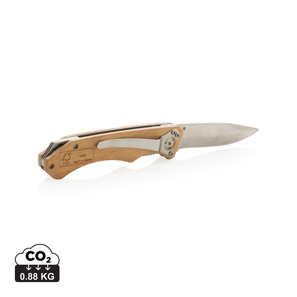 Coltello outdoor in legno