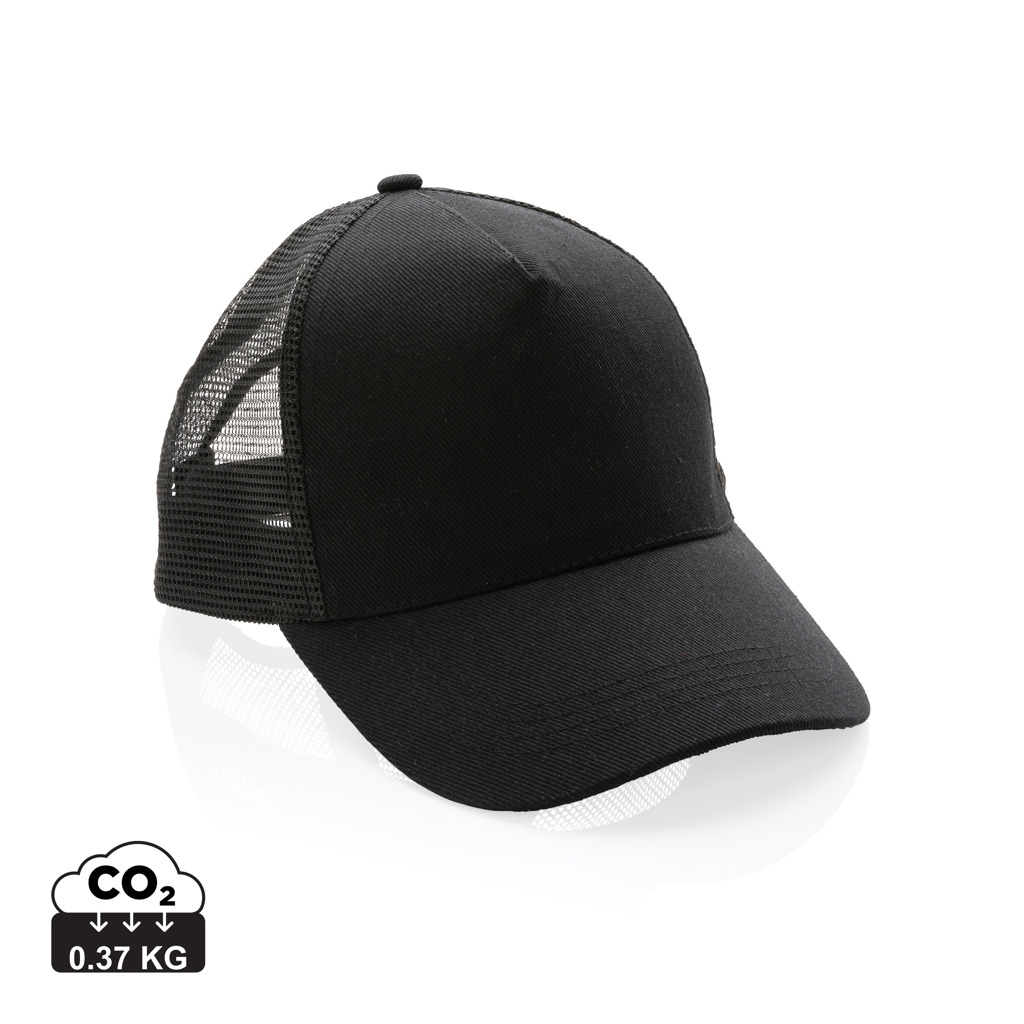 Cappellino trucker 5 pannelli in rcotton Impact AWARE™ 190gr