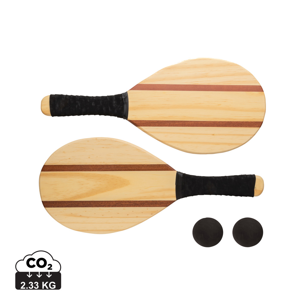 Set tennis frescobol in legno