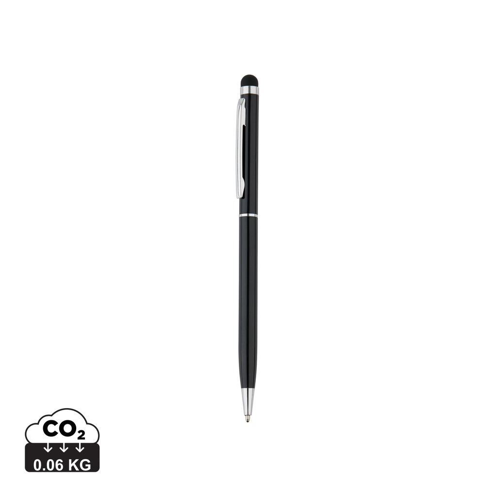 Sottile penna touchscreen in metallo