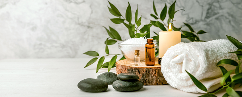 Kit wellness personalizzato per aziende con prodotti per cura della persona e sostenibilità