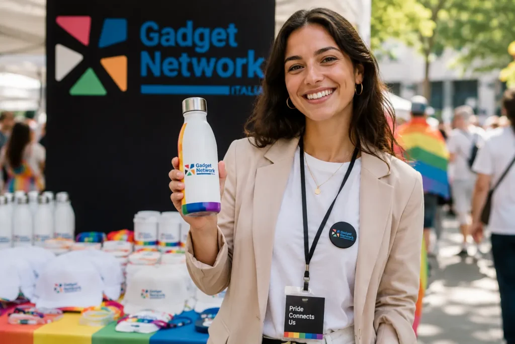 Gadget rainbow personalizzati: come comunicare inclusione in modo autentico e strategico