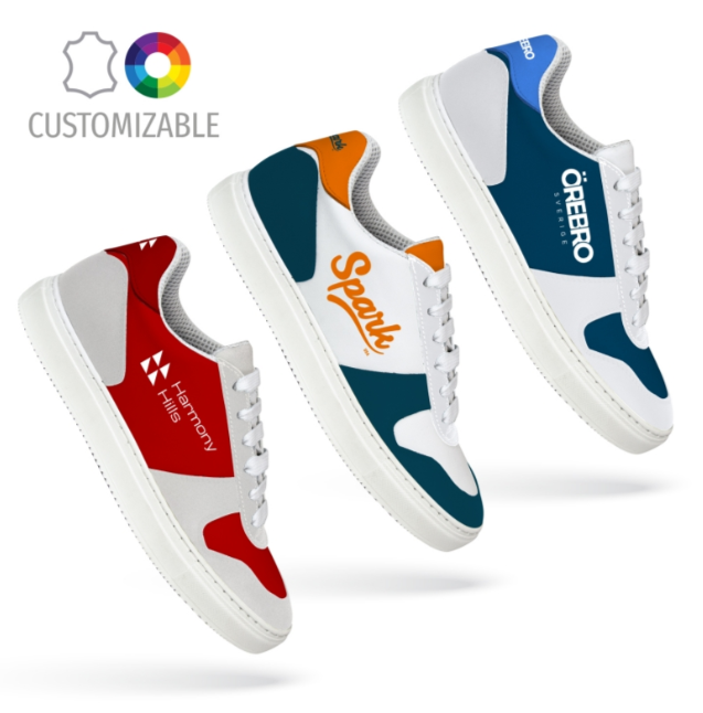 Sneakers personalizzate con logo aziendale, vari modelli e colori disponibili All Gadget Network