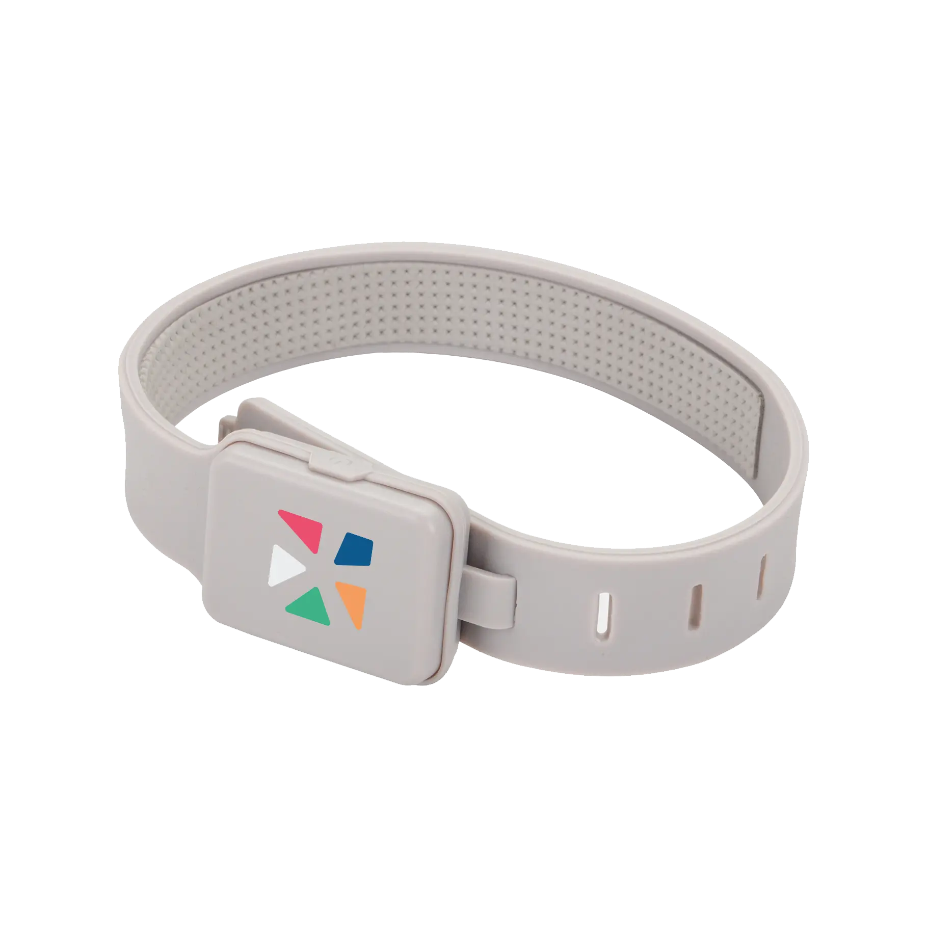 Bracciale luminoso running personalizzato con logo aziendale, accessorio LED indossabile per eventi sportivi e attività outdoor.
