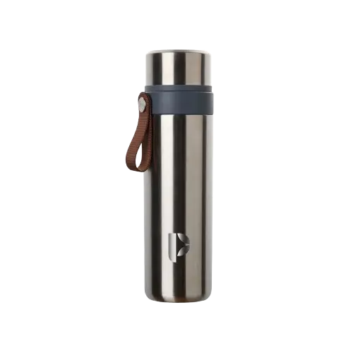 Borraccia termica personalizzata in acciaio inox premium con incisione logo aziendale