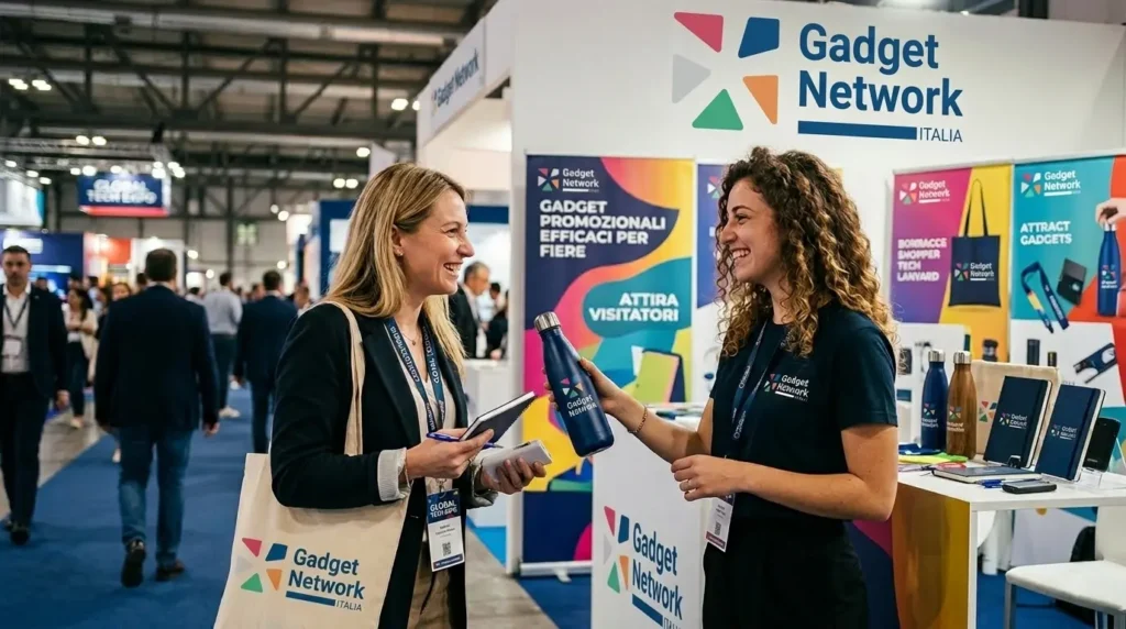 Come attirare visitatori allo stand con i gadget promozionali giusti