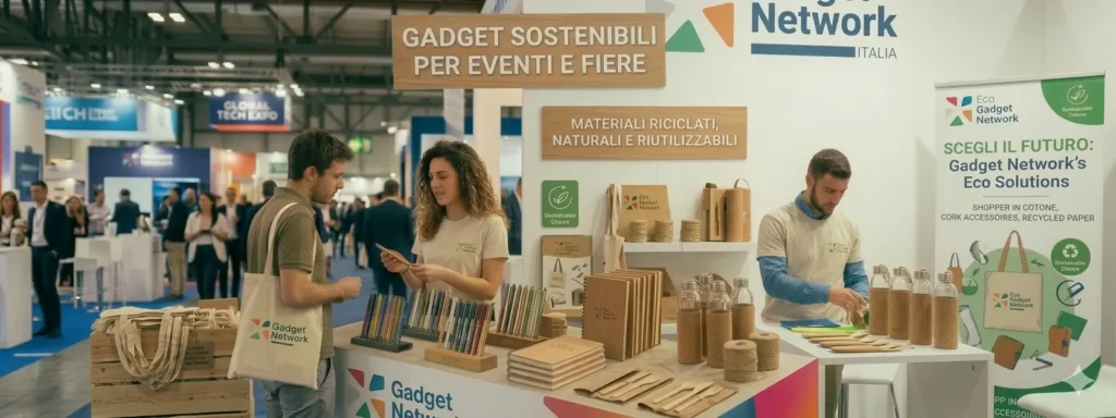Gadget sostenibili per eventi e fiere