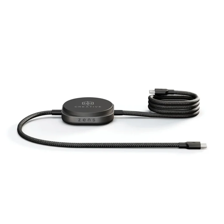 Cavo USB-C 2 in 1 con ricarica wireless Qi2