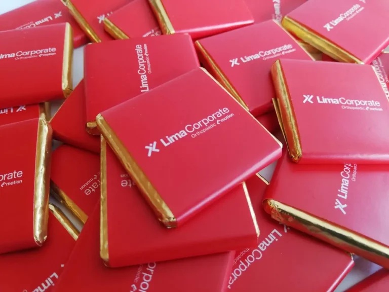 Cioccolatini personalizzati per evento healthcare