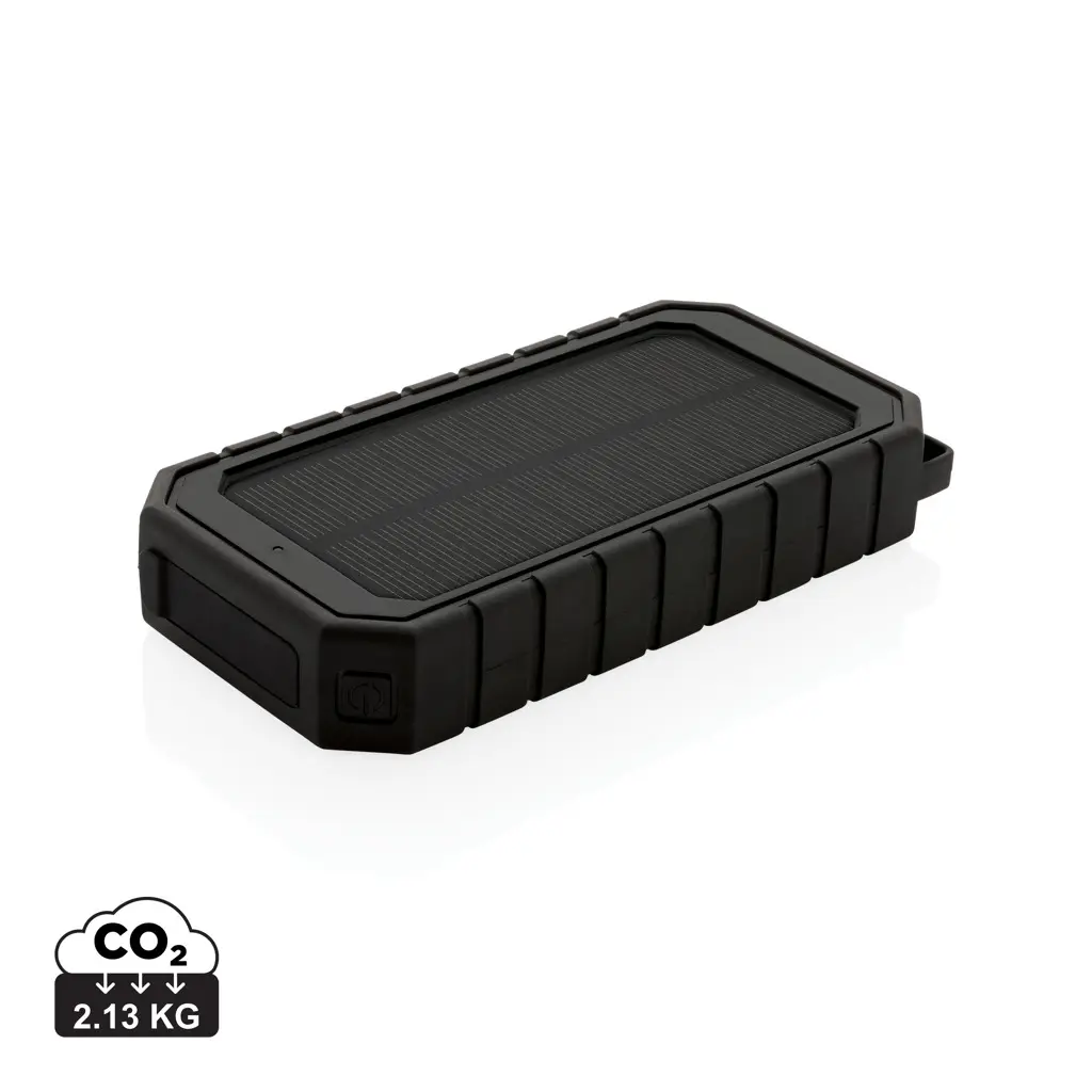 Powerbank solare da 10000 mAh con ricarica wireless personalizzabile per aziende
