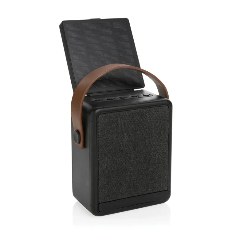 Speaker wireless solare in plastica riciclata