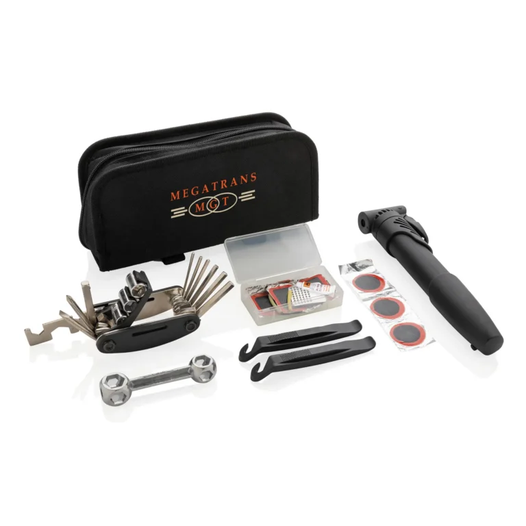 Kit riparazione bicicletta 17 pezzi