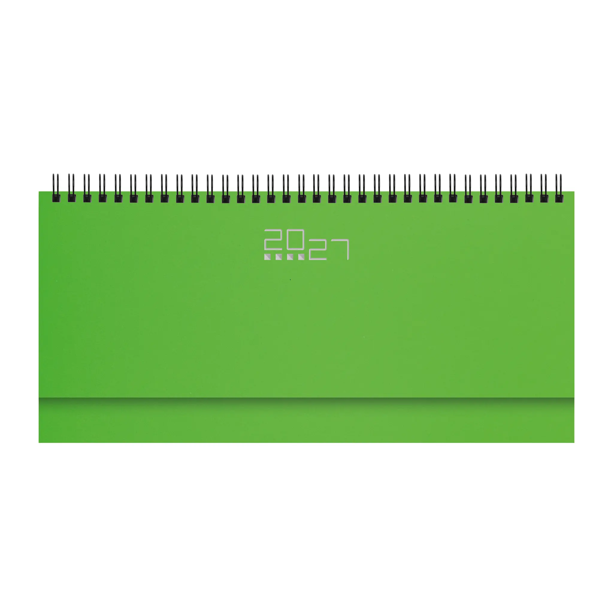 Planning settimanale da scrivania 2027 personalizzabile disponibile in più colori