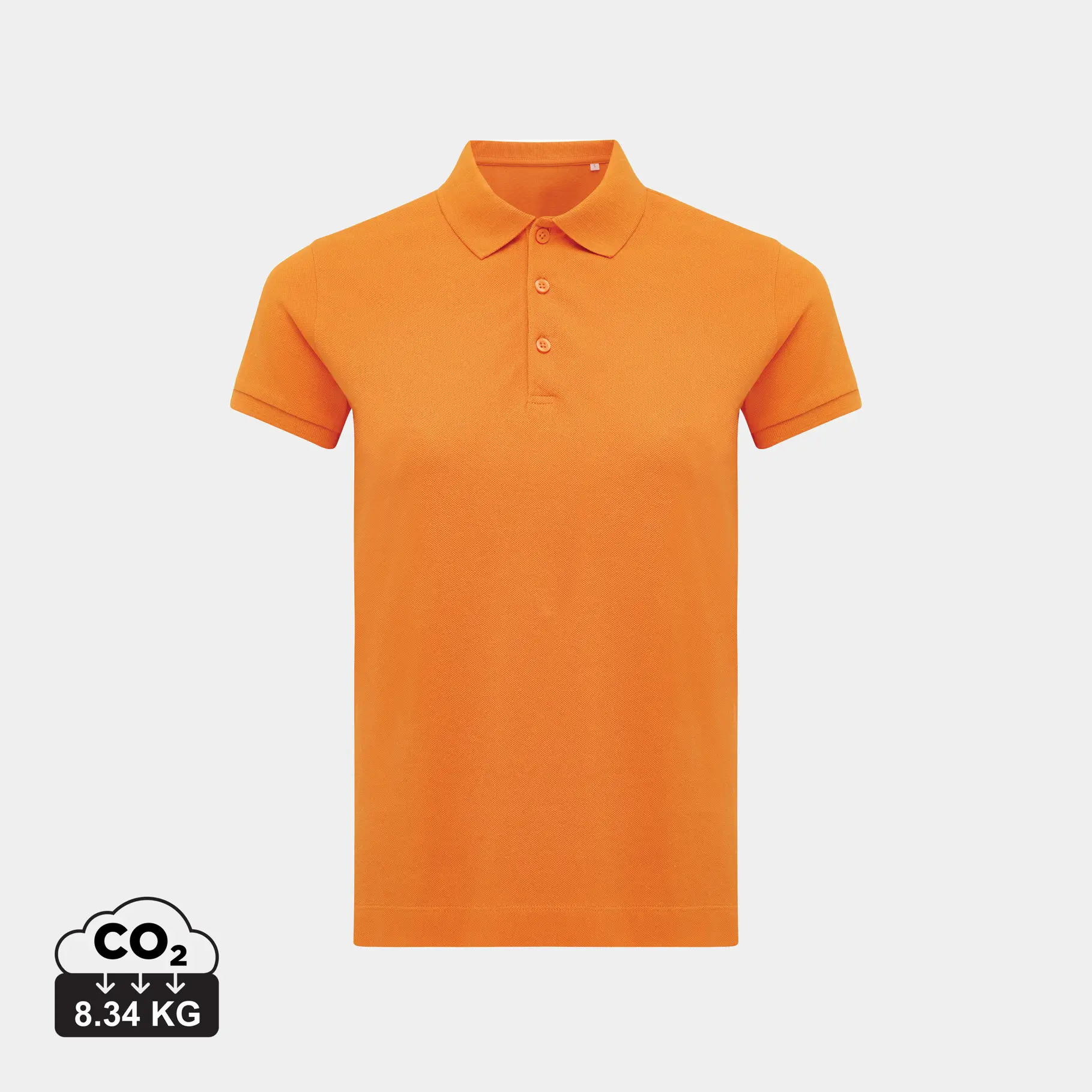 Polo donna personalizzabile in cotone riciclato e organico per abbigliamento aziendale